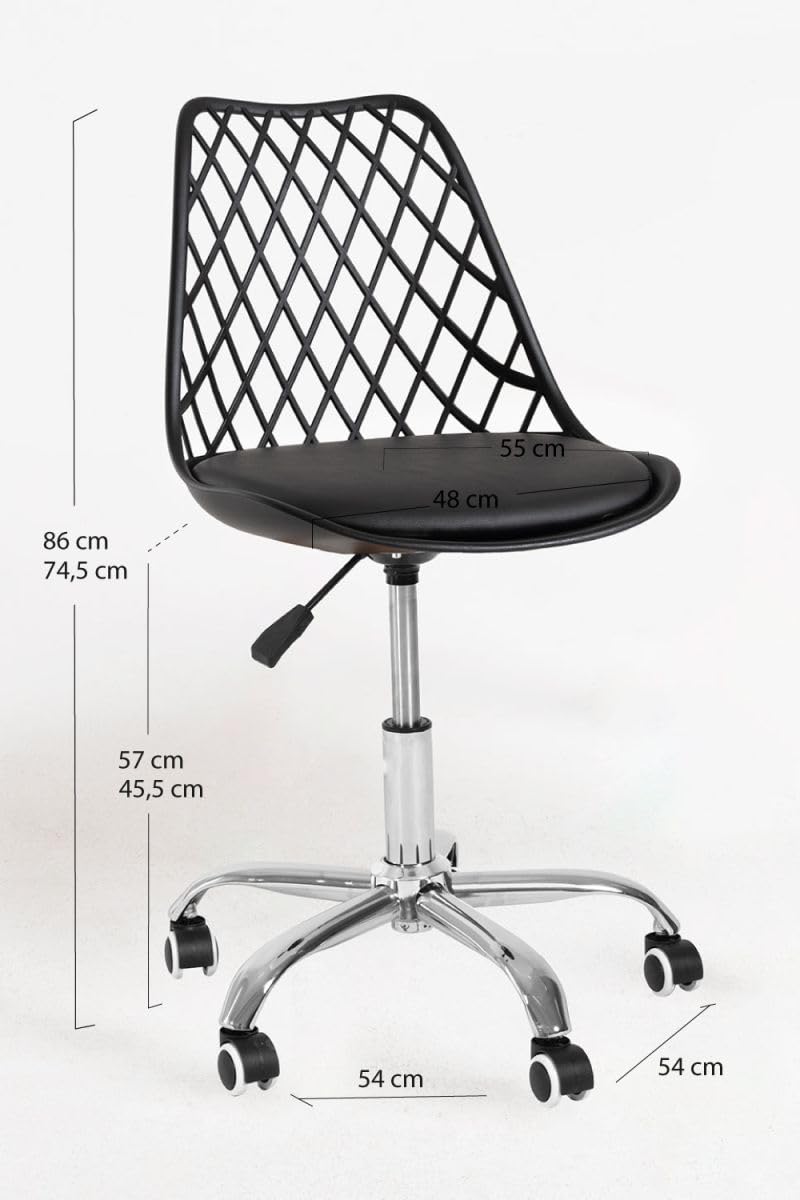 Pack 2 Sillas Mima Office Negro