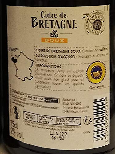 Bretonischer Apfelwein Doux - Cidre 6x0,75l La Fauconnaire - Image 3