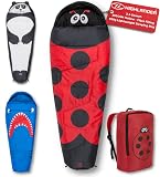 Highlander Youth Kinder-Schlafsack, Unisex, Creature, Rot, Mittel