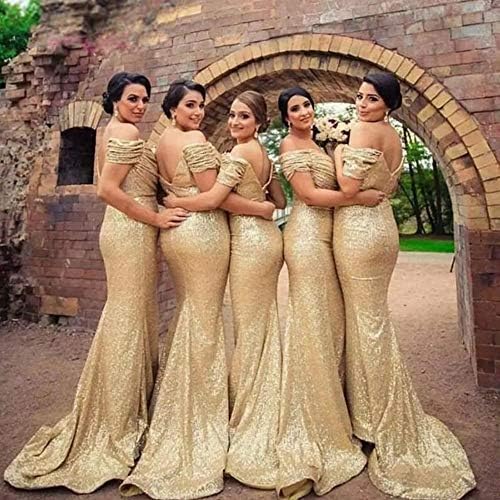 Vestidos De Damas Para Boda Color Dorado Boda Vestido Dorado Para