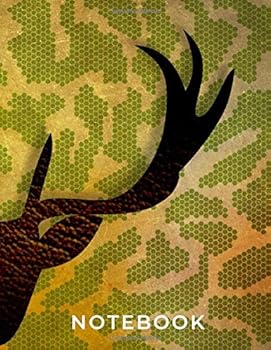 Camouflage Notebook : (Large 8. 5x11 in) 120 Ruled Pages Notebook Journal, Green Military Camouflage Theme for Buck, Deer Hunting and Army Enthusiasts