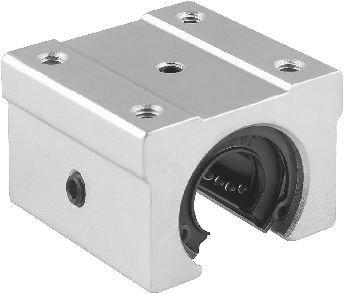 1Pcs SBR25UU Linear Rail Bearing Slide Block 25mm Aluminum Open Block, CNC Parts for SBR25 25mm Linear Guide Rail