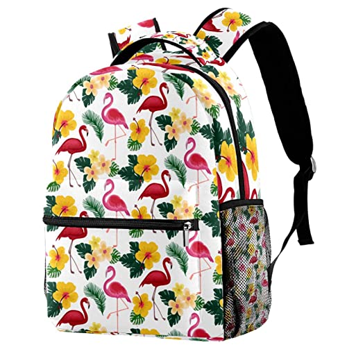 Sac à dos voyage flamants roses fini les fuites avec porte-gourde