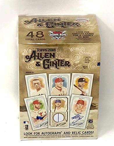 image for Topps 2018 Allen & Ginter Baseball Mass Value Box