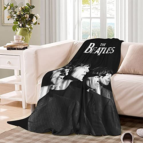 The Beatles Couvertures en Flanelle Groupe de Rock Couverture en Polaire Couverture en Peluche Douce Chaude Moelleuse… - Les Beatles, Paul McCartney, John Lennon, RIngo Starr, George Harrison The Beatles Couvertures en Flanelle Groupe de Rock Couverture en Polaire Couverture en Peluche Douce Chaude Moelleuse… – Image 4