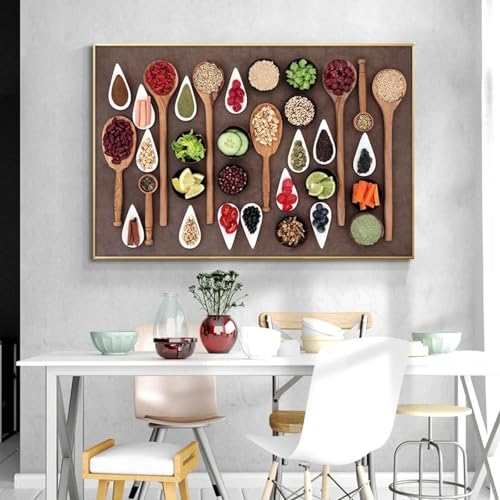 Peinture sur toile de cuisine art mural haut de gamme impression grand format
