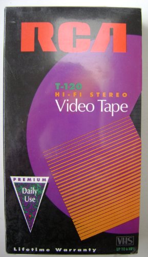 Cassette vidéo VHS RCA pour numériser et conserver vos souvenirs de famille