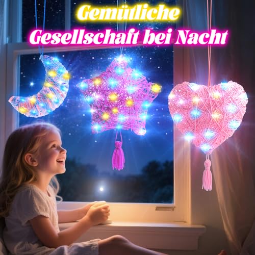 Hapikids Basteln Mädchen 8 9 10 11 12 Jahre, 3D String Art Geschenk Mädchen 6-12 Jahre, Bastelset Kinder, Spielzeug Junge 8–12 Jahre… – Ansicht 5