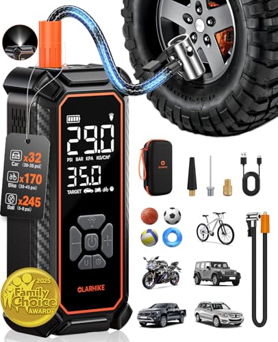 OlarHike Cordless Tire Inflator Air Compressor 12000mAh