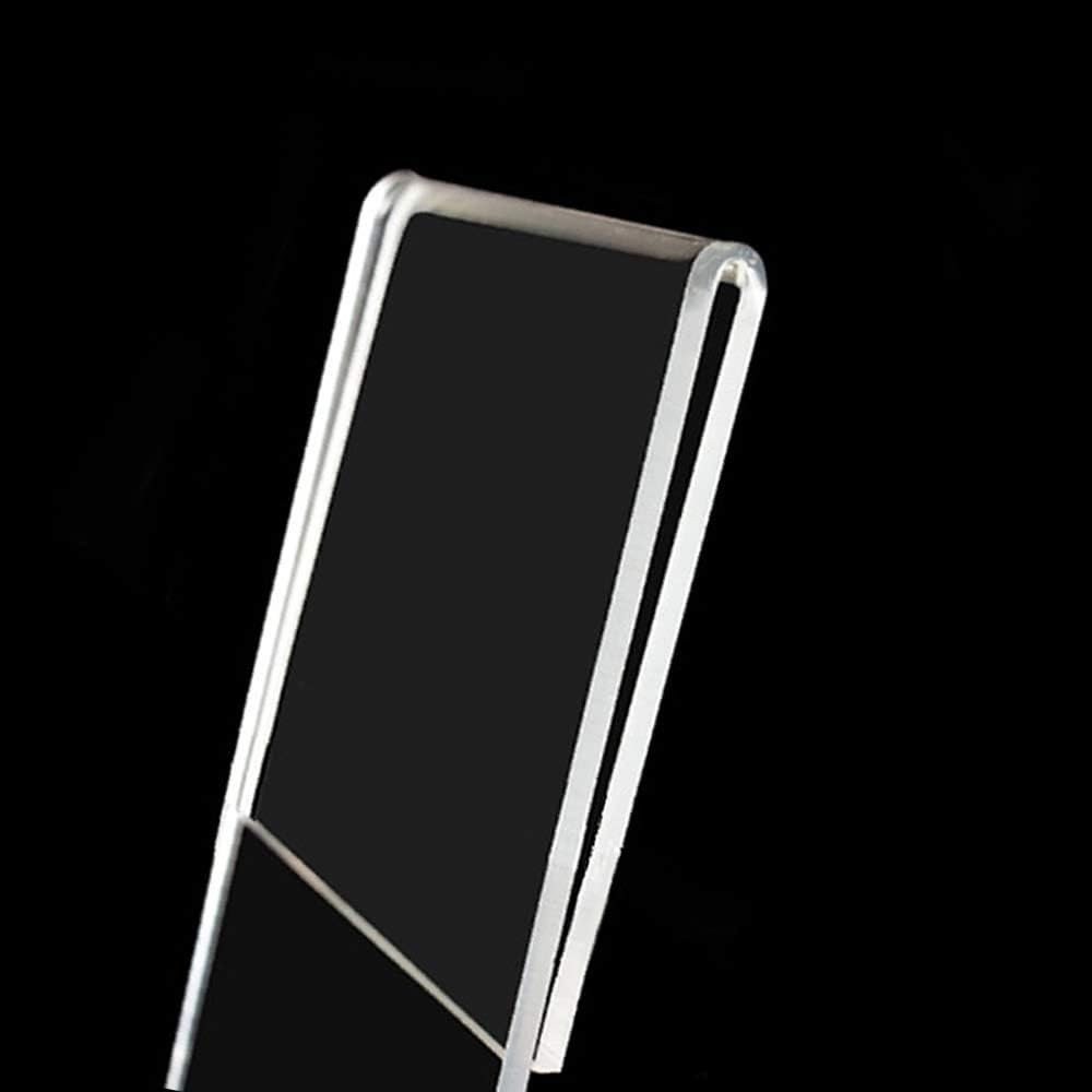 TUKA 10x A5 Landscape Acrylic Display Stands Sign Holder, Clear Counter Top Poster Holder, Desk Menu Holder - Image 5