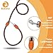Hundeleine Doppelleine für Kleine Mittelgroße Hunde Führleine 3m Verstellbar mit 2 Karabiner Leine Hund Übungsleine Dog Lead Multifunktionale 3 Meter lang x 1,0 cm Braun