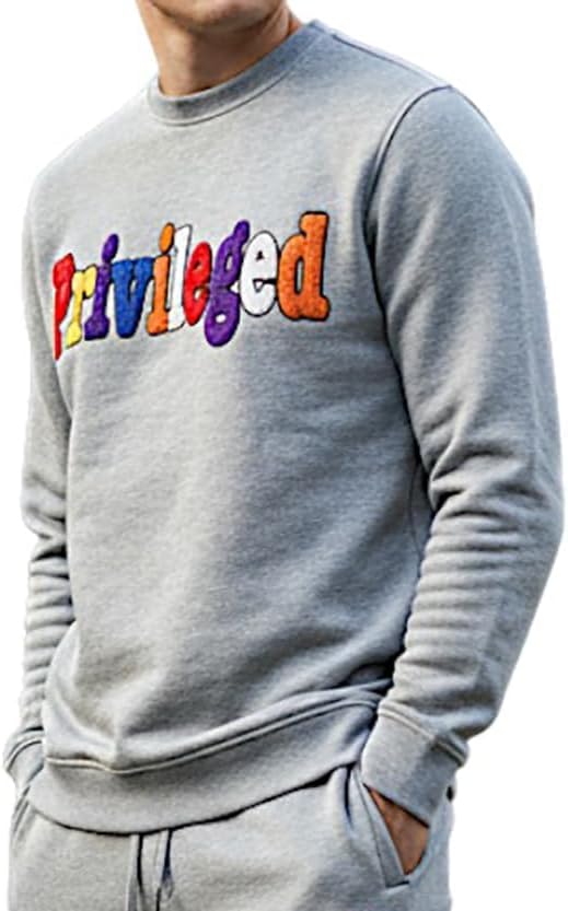 SCREENSHOT APPLIQUE F11966 Premium Fleece Streetwear Chenille EMB Crew Neck Sweatshirt - Classic Fit - Image 5