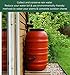EarthMinded Rain Barrel Diverter Kit - Rain Diverter for 3 x 4 Inch Downspouts, Includes Spigot and Downspout Diverter - Convert Containers into Rain Barrels - Easy to Install