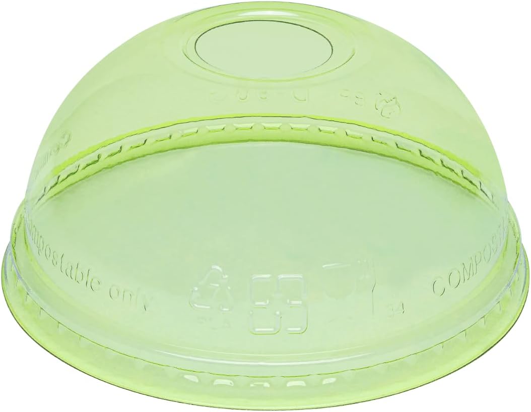 Karat Earth 98mm PLA Dome Lids for 12-24oz Cups (Case of 1000)