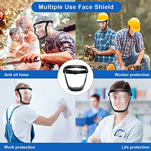Bfhongly MZ-TOU Plastic Face Shield (2 Pack) Full Safety Face Protection Equipment thumb #4
