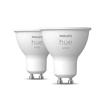 Philips Hue New White Smart LED Light Bulb GU10 Spot (Pack of 2)
