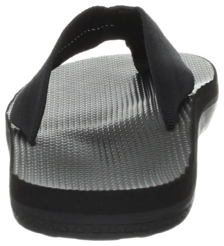 Scott Hawaii Men's Manoa Reef Walking Slipper | Black Design Strap | Waterproof Contoured Footbed | No-Slip Boat Sandal | All Day Arch Support Comfortable Flip Flops #TOP2