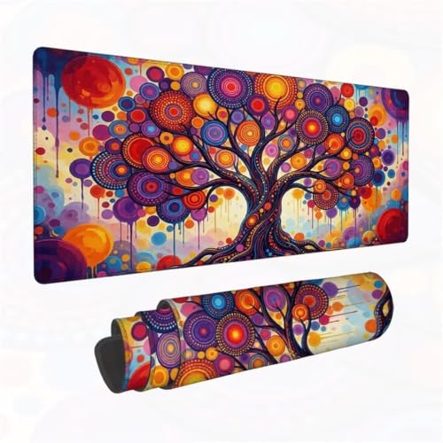 Mouse pad grande del Árbol de la Vida para decorar y trabajar cómodamente en la oficina o casa