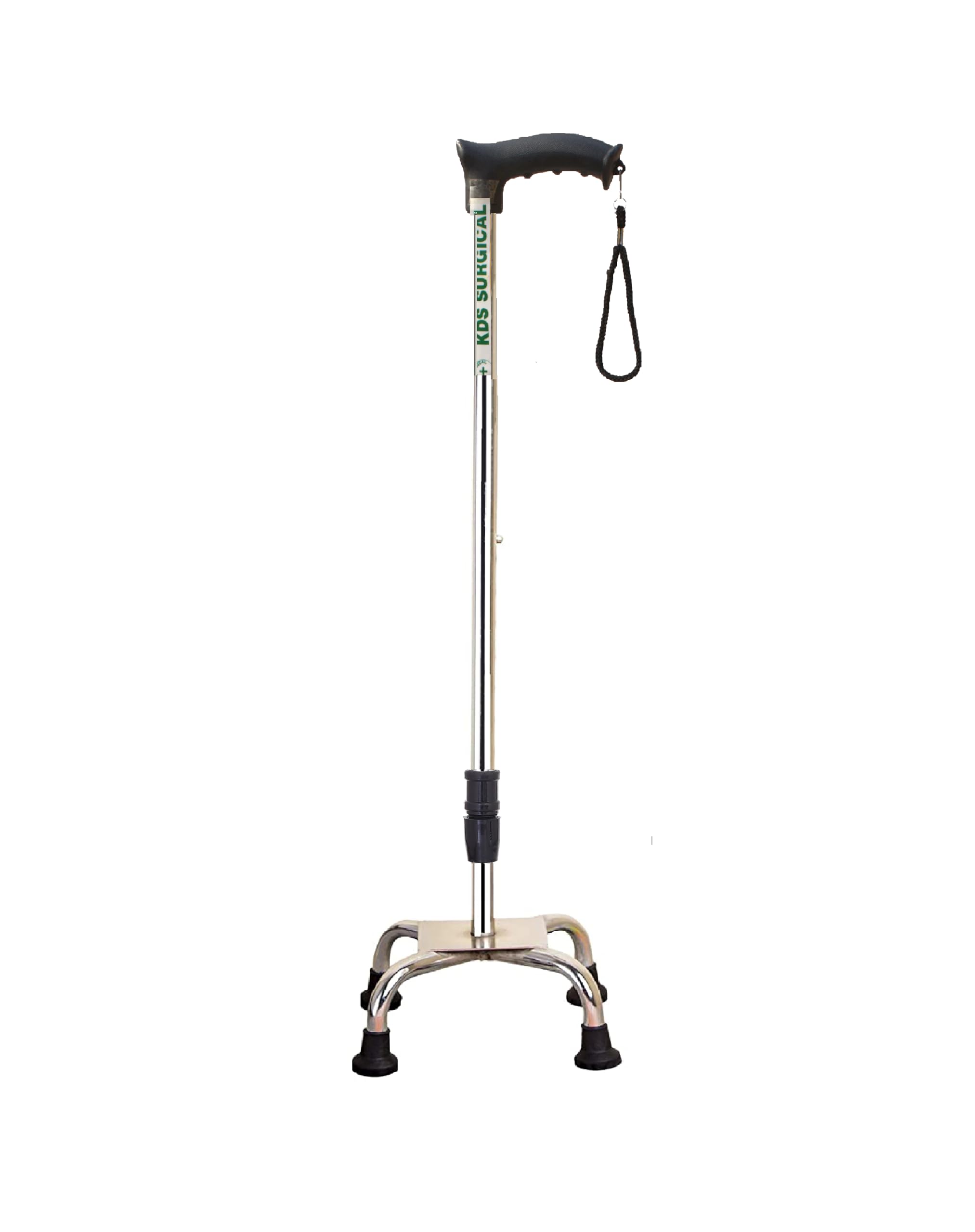 kds surgical 4 Leg Chrome Height Adjustable Walking Stick (B09GW2V9PG) Amazon Price History, Amazon Price Tracker