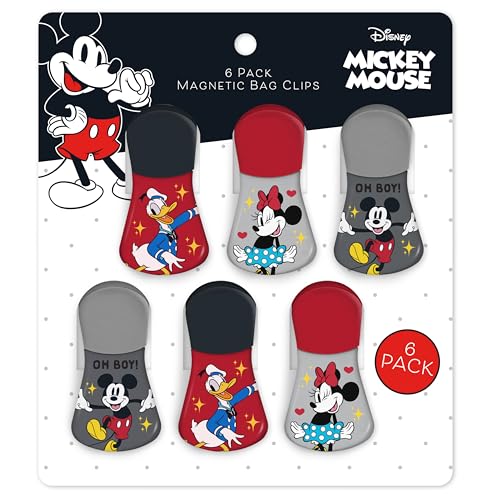 Image of Disney Mickey & Friends Magnetic Chip Clips, Set of 6
