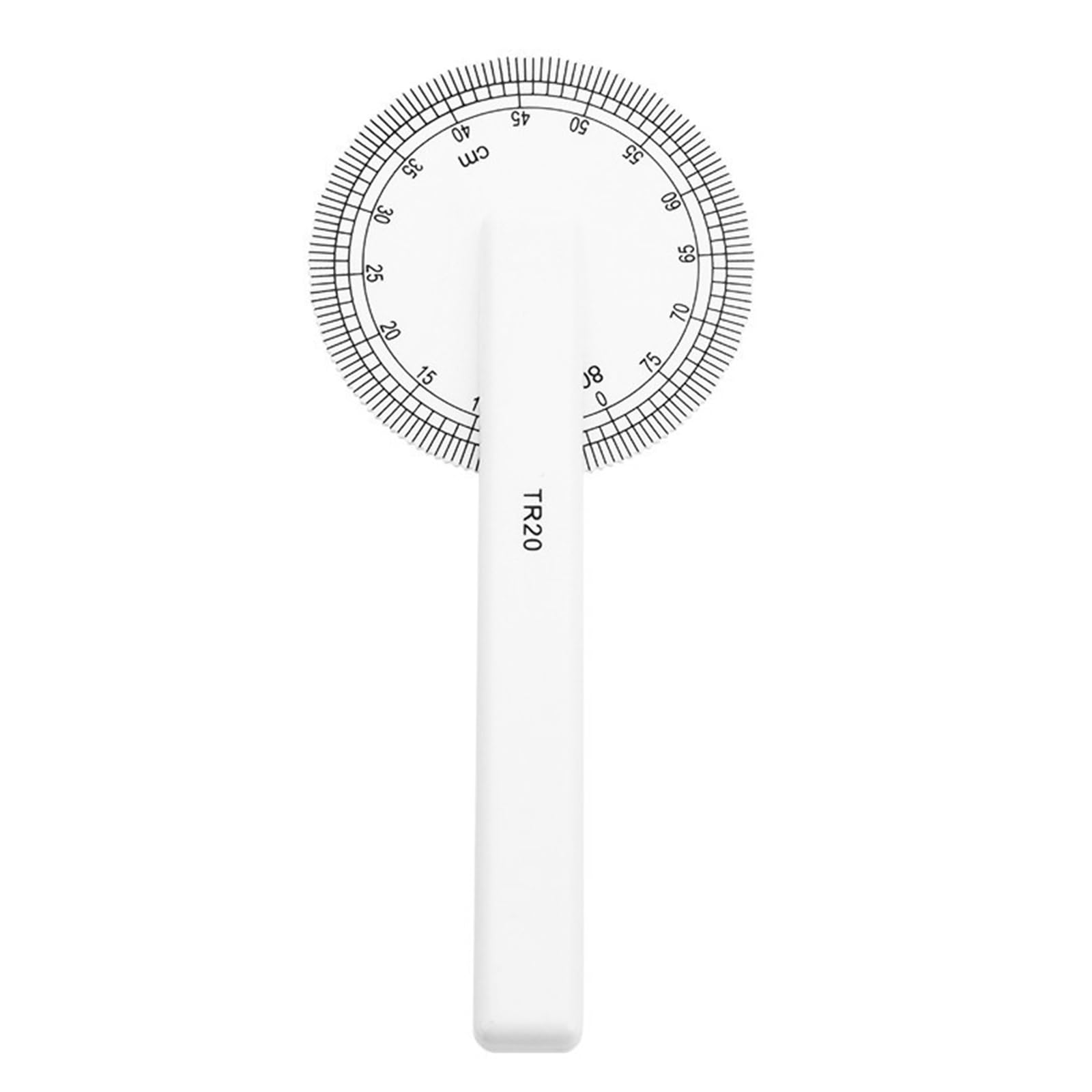 ZORESCOLEO Circular Quilting Ruler with Scaled Roller Wheel Pattern Making Ruler 360 Degrees Rotating Roller Wheel Quilting Ruler