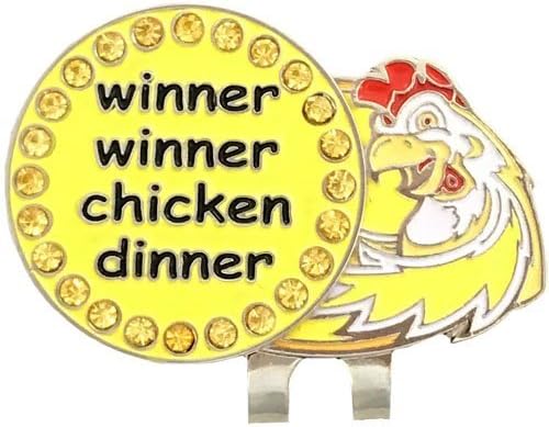 Review Giggle Golf Bling Winner Winner Golf Ball Marker with A Chicken Hat Clip Review Giggle Golf Bling Winner Winner Golf Ball Marker with A Chicken Hat Clip