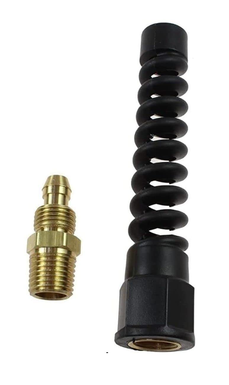 Zeluga ZL172 10 Stück 1/4 Zoll ID x 1/4 Zoll MPT wiederverwendbare Zugentlastung Ersatzarmatur starr