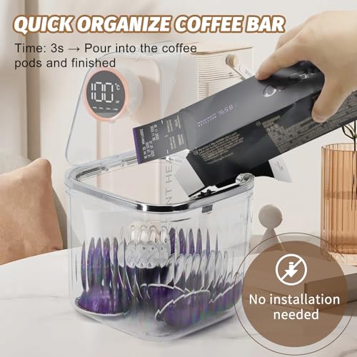Famaster Coffee Pod Holder With Pop-Up Lid thumb #2