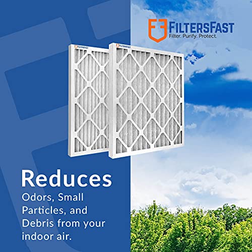 Filters Fast 10X24X1 Air Filter Merv 8, 1" Ac Furnace Air Conditioner Filters, Made In The Usa, Actual Size: 9.75"X23.75X0.75, 6 Pack #TOP2