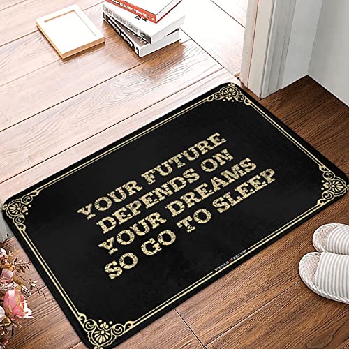 KELVORX �H�̃E�F���J���}�b�g ���փh�A�p Your Future Depends On Dreams So Go to Sleep �h�A�}�b�g �V���[�Y�}�b�g �t�����g�h�A�}�b�g �A�E�g�h�A �H(50X80cm)