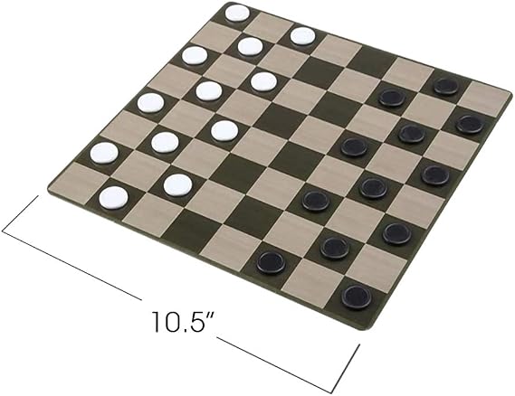 Gamie 10 Board Games Set, Classic Family Games for Kids and Adults, Includes 5 Double Sided Playing Boards with Backgammon, Chinese Checkers, Snakes and Ladders, Sorry, Draught, Racing, Chess and More