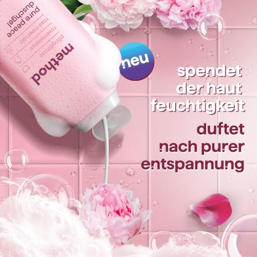 method Pure Peace Duschgel, Pfingstrose & Rosenwasser, 532 ml – Ansicht 3