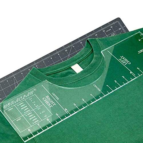 Regla de la Camiseta, Regla de la Camisa para alineaci�n de Vinilo, Tshirt Herramienta de medici�n para la Prensa de Calor, Tshirt Centener Herramienta, Tshirt Gu�a de la Regla para Vinilo,S