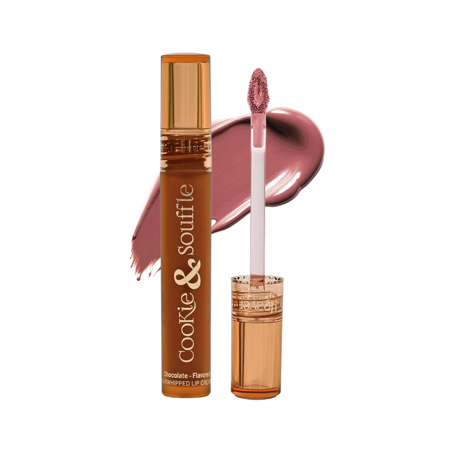Blue Heaven Cookie & Souffle Matte Lipstick for Women, Long lasting Liquid lipstick, Enriched with Cocoa Butter & Rosehip Oil, Softening & Nourishing Lip color - Sugar Rush, 3.2ml-image-19