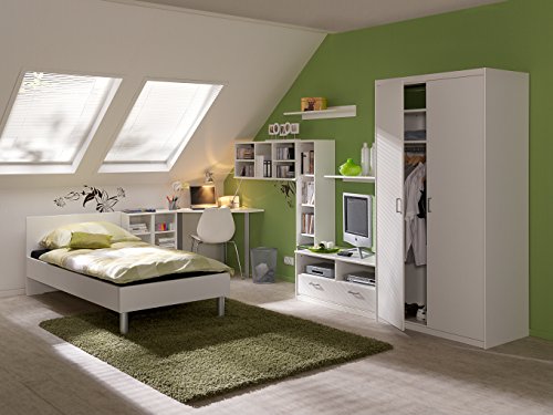 CS Schmal Bett | In Weiß | 96 x 206 x 76 cm | 12/160 - 12/160 CS Schmal Bett | In Weiß | 96 x 206 x 76 cm | 12/160