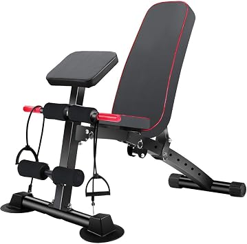 Dumbbell Bench Supine Board, Sit-up Dumbbell Supine Board Push-up Strength Abdominal Training Indoor and Outdoor