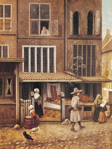 Tableau Coin d'une boulangerie Jacobus Vrel impression d'art sur toile 60x90cm
