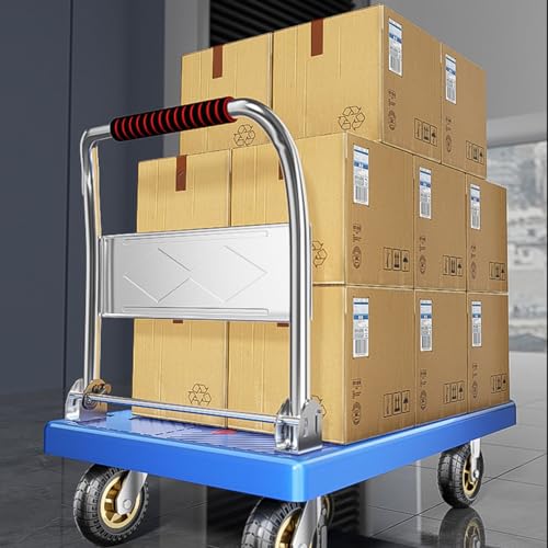 Carretilla plegable de plataforma 150KG de acero carbono miniatura 6