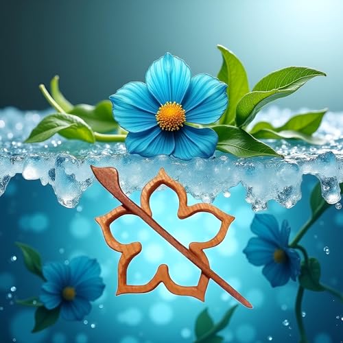 Image of Wooden Flower Daisy Pattern Brooch,Cute Girls Boys Brooch Pin Shawl Pin Scarf Buckle Lapel Pin Brooch Gift for Women Lady Girl, Jewelry, Brooches and Pins (Brown)