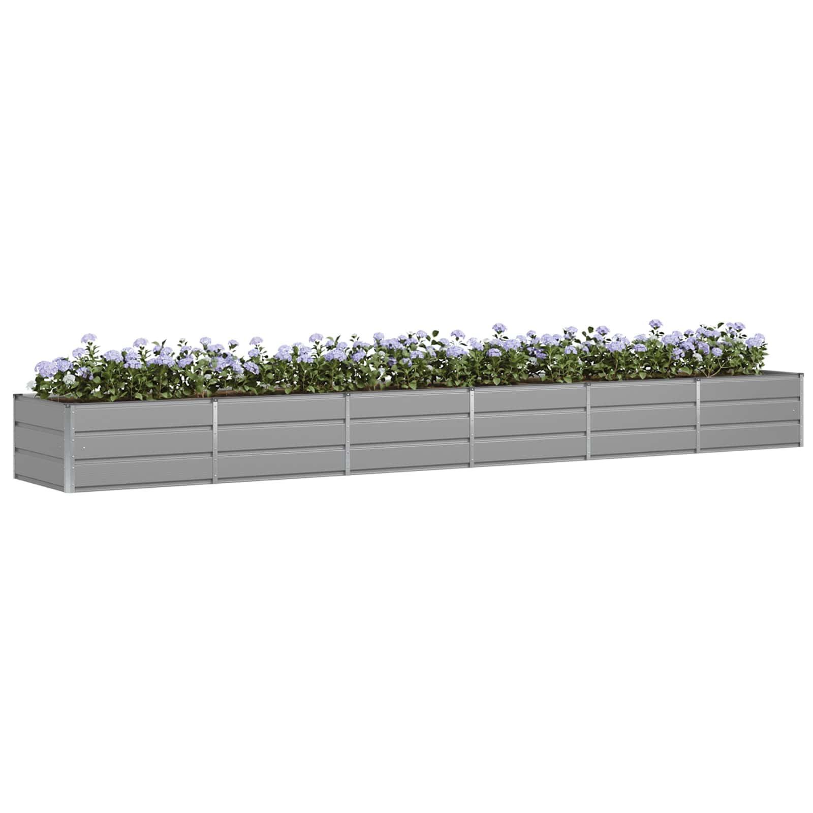 Ogrodnik Stal Plastik Jasnoszary 480x80x45 cm | Do użytku wewnątrz pomieszczeń, nowoczesny design, łatwy montaż, wytrzymała roślina