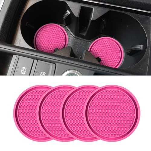 Portavasos para auto de silicona antideslizante 2.75 pulg miniatura 1
