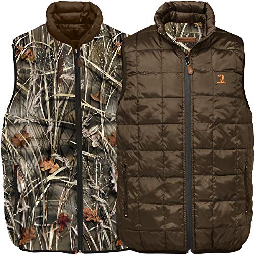 Chaleco de invierno reversible Percussion 1268 repelente al agua con cartucheras