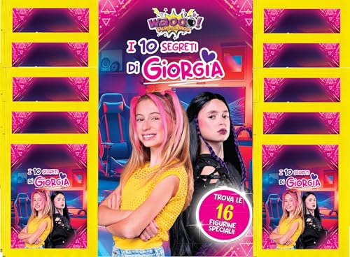 SALVO E GIORGIA ALBUM + 10 BUSTINE DI FIGURINE SALVO E GIORGIA I 10 SEGRETI DI GIORGIA 2026 DIRAMIX