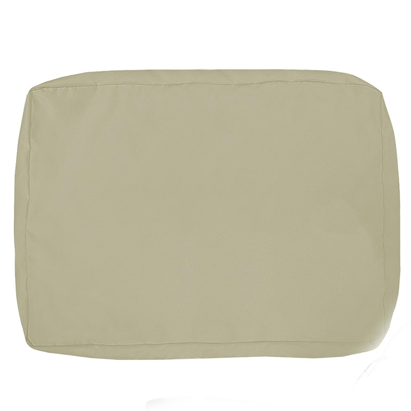 Outdoor Patio Cushion Cover 60x60 70x70cm Waterproof, Sofa Seat Cushions Replacement Pads Covers 55x50 60x50 with Zipper for Indoor Rattan Furniture(Beige,60x70x8cm)