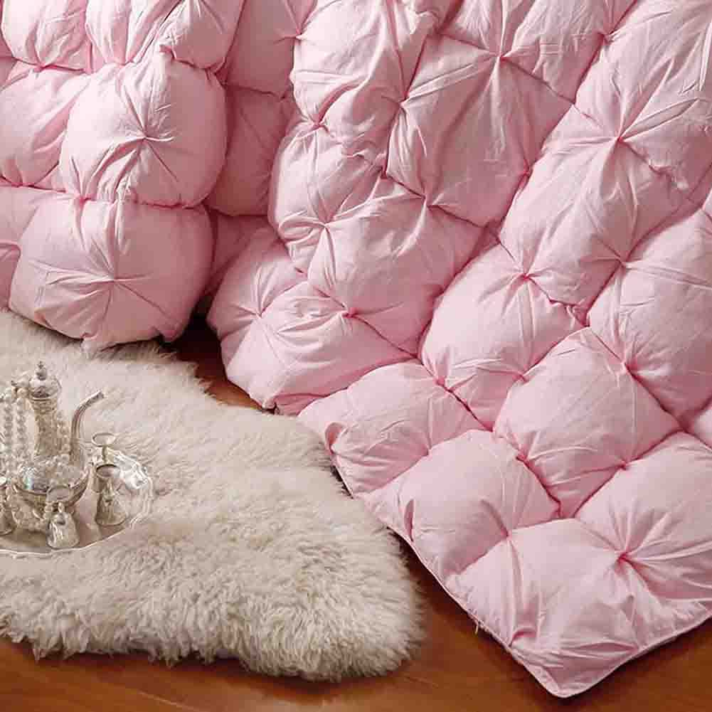 NZPOST Piumino in Piuma D'Oca Queen, Piumino in Piuma D'Oca Caldo Medio per Tutte Le Stagioni, per Letto Matrimoniale/Queen Size (grigio1 200 * 230 cm 3 kg)