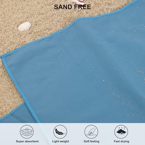 Rainleaf Microfiber Towel Perfect Travel & Gym & Camping Towel. Quick Dry - Super Absorbent - Ultra Compact - Lightweight. Suitable for Trip, Beach, Shower, Backpacking, Pool - Image 6