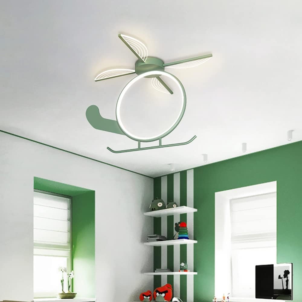 Lustre avion blanc LED pour illuminer la chambre d'enfant avec style et douceur