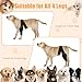 Dog Knee Leg Hip Brace for Dog ACL, Adjustable Canine Shoulder Hip Wraps Dog Arthritis Brace, Dog Leg Brace Maintains Joint Warmth, Patella Dislocation, Osteoarthritis for Back and Front Legs Size L