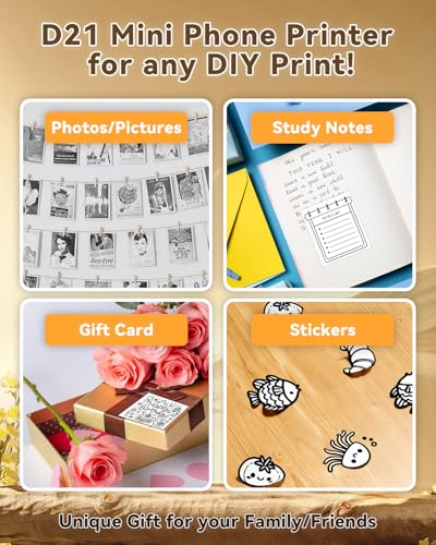 Mini Thermal Sticker Printer Bluetooth Sticker Maker for Kids :6MDBVG6P - image 6