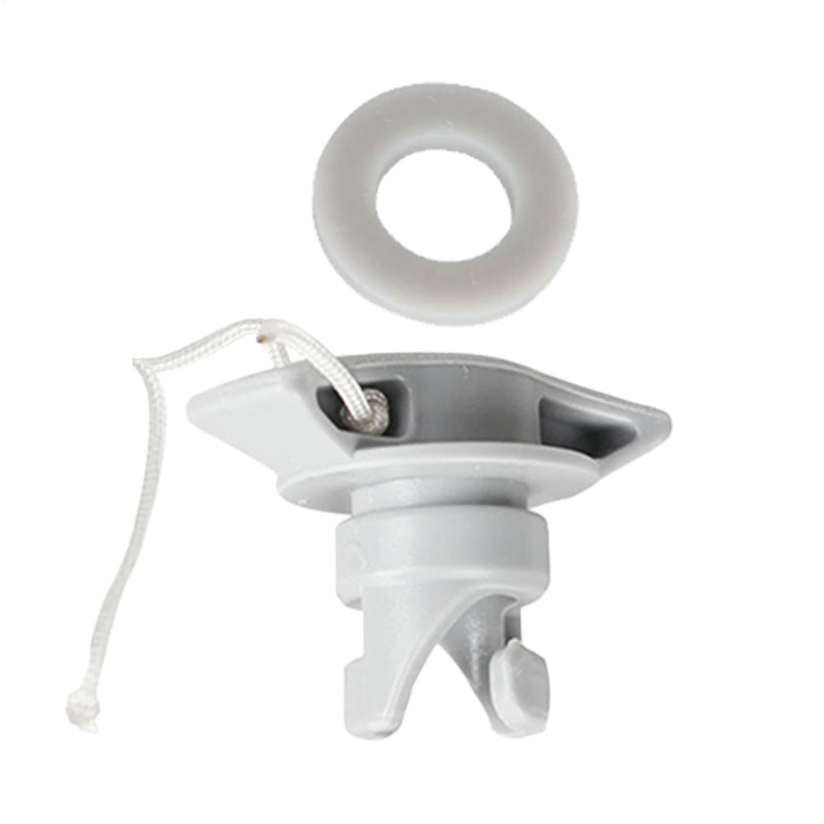 Genérico Tapón Válvula Aire Bote - Compatible 8 Agujeros | Cierre Espiral Giratorio de Alta Presión | para Kayak Tabla Paddle Surf Río Playa, Cubierta para Embarcaciones Inflables, PVC Resistente